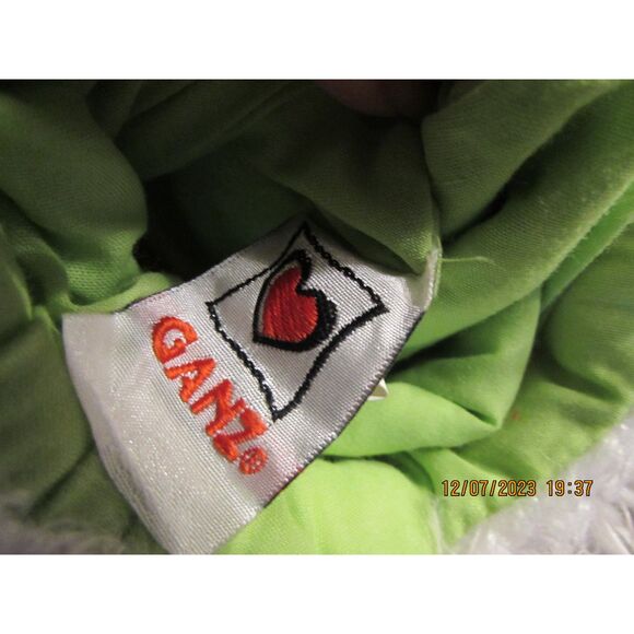 Ganz girl's snowman bootie slippers green, white pom-poms snowman hat - Picture 5 of 8